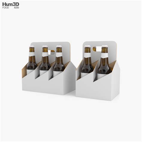 4 Pack And 6 Pack 330ml Beer Carriers 3d Model Food On Hum3d