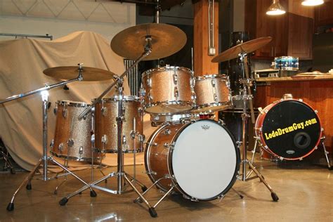 1965 Ludwig Super Classic Drumset In Champagne Sparkle Batteria
