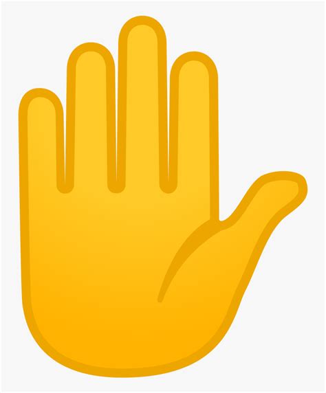 Raised Hands Png Transparent Hand Emoji Png Download Kindpng