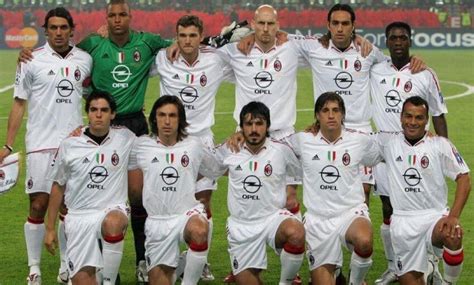 Ac Milan 2005 Team Of Legends All Starting X1 Players Were Legends