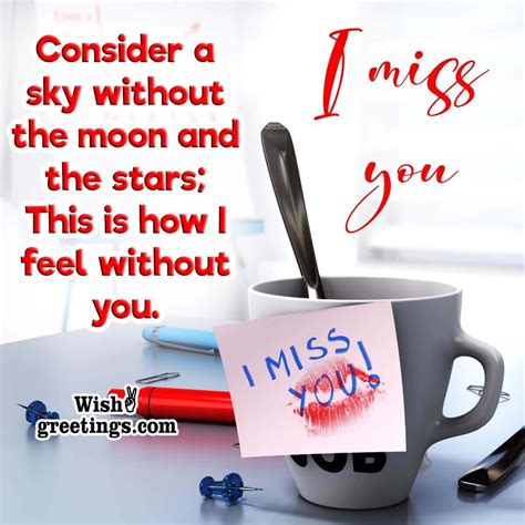 Missing You Wish Greetings