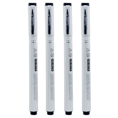Needle Drawing Pen Pack Of 4pcs Needle Size 010212 Mm