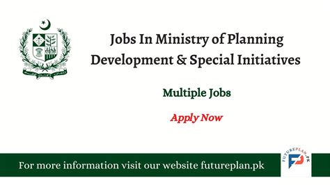 Career Opportunity At Ministry Of Planning Development And Special