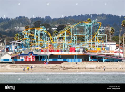 Undertow Roller Coaster Santa Cruz Beach Boardwalk Amusement Park