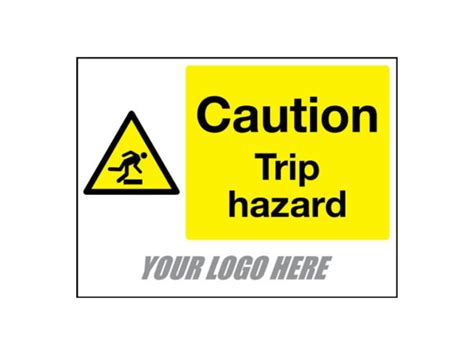 Caution Trip Hazard Sign Customisable Signs Safe Industrial