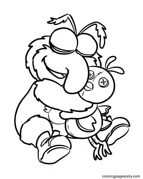 Fozzie Bear Muppet Babies Coloring Pages Printable Muppet Babies