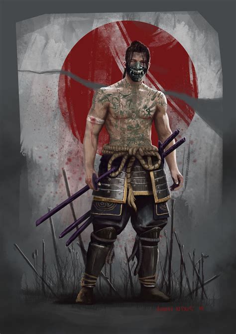 Yakuza Hunter - CGTrader Digital Art Competition | Samurai artwork ...