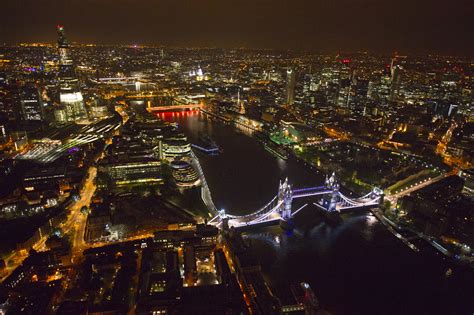 Photo: A Lovely Aerial Photo of London Taken At Night For Your Desktop