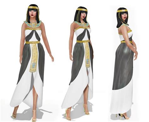 Womens Ancient Egyptian Quinn Costume Cleopatra Egyptian Clothing