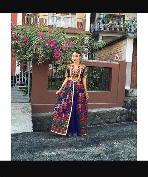 Mekhli Traditional Dresses Edwardian Clothing Gurung Dress