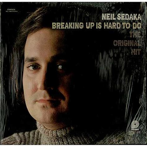 Neil Sedaka Breaking Up Is Hard To Do Us Vinyl Lp Album Lp Record 408696