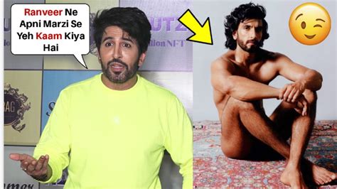 Vishal Kotian Shows Full Respect Towards Ranveer Singh On His New Nude Photoshoot Youtube