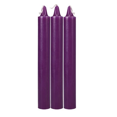 japanese drip candles 3 pack purple janet s closet