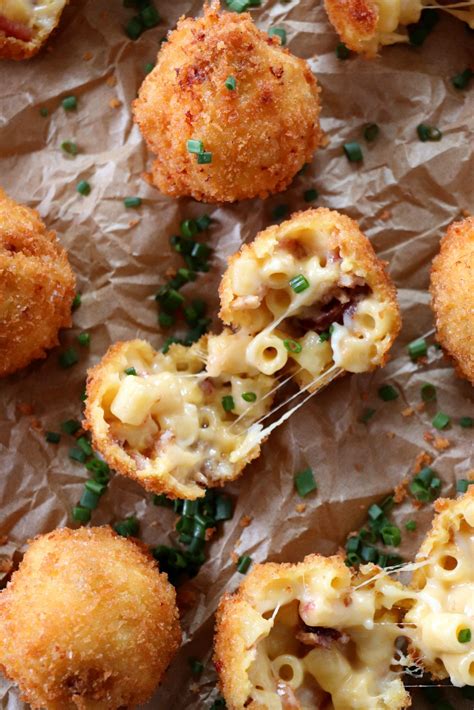 Fried Bacon Mac And Cheese Bites Dash Of Savory Cook With Passion Recipe Mac And Cheese