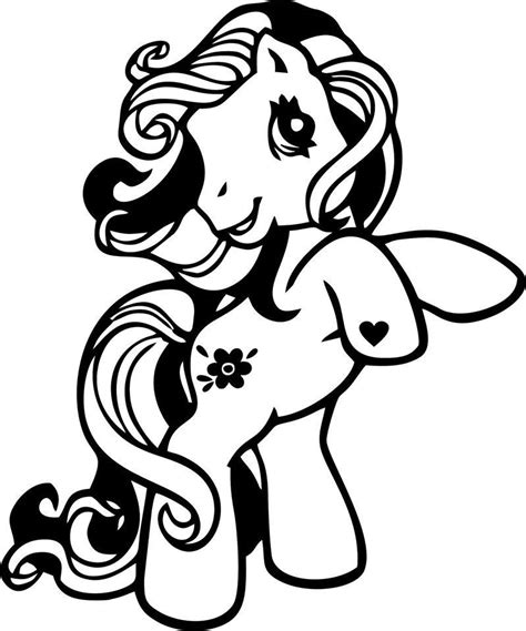 My Little Pony Clip Art Black And White