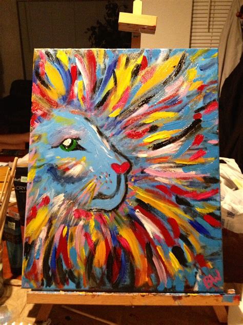 My Big Girly Lion: DIY canvas painting | Fall canvas painting, Canvas painting diy, Easy canvas ...