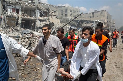 Neighborhood Ravaged On Deadliest Day So Far For Both Sides In Gaza The New York Times