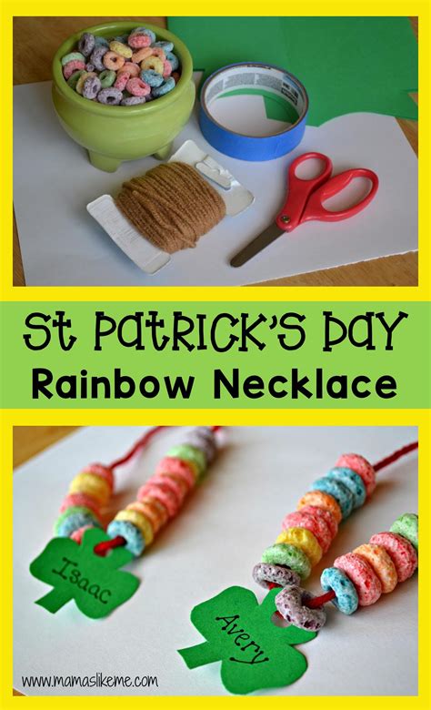 I love this simple St. Patrick's day craft! Easy enough for my