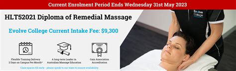 Hlt52021 Diploma Of Remedial Massage Evolve College