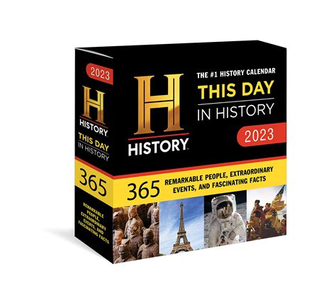 2023 History Channel This Day In History Boxed Calendar 365 Remarkable