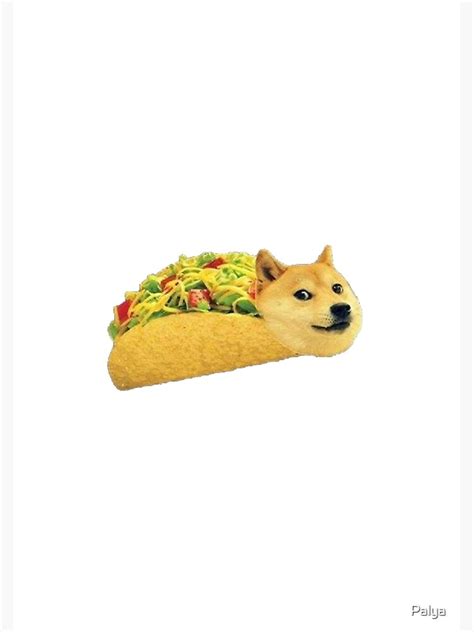 Taco Doge Spiral Notebook For Sale By Palya Redbubble