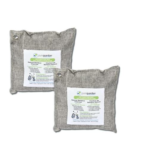 Pure Guardian Air Purifying Bamboo Charcoal Bag 176 Oz 2 Pack