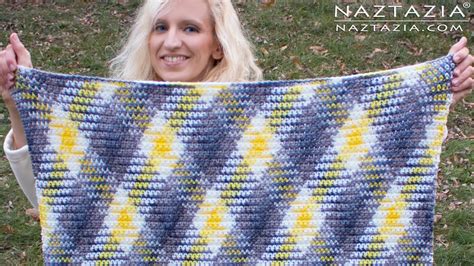 Diy Tutorial How To Crochet Color Planned Pooling Argyle