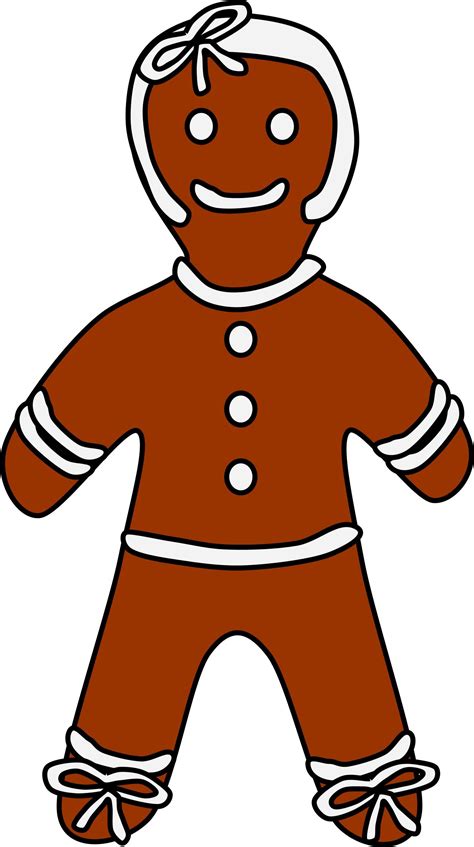 Gingerbread Girl Clipart At Getdrawings Free Download