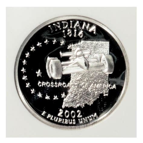 Usa Indiana State Quarter 2002 S Silver Proof Ngc Pf 69 Ultra Cameo Ebay