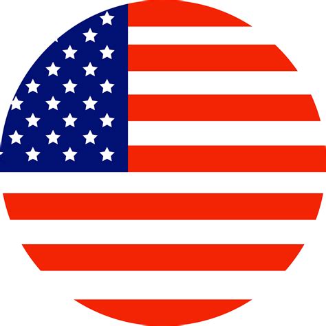 Circle Flag Of Usa Pngs For Free Download