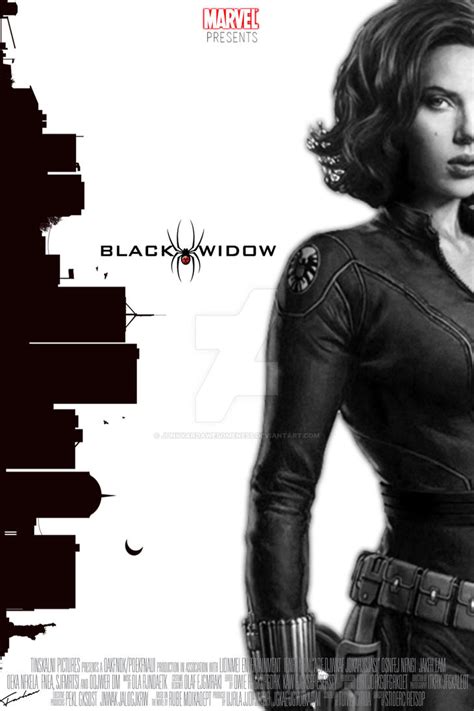 Marvel Black Widow Scarlett Johansson Poster Hd By Junkyardawesomeness