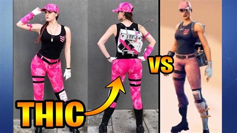 Fortnite Cosplay Thicc Skins In Real Life Youtube