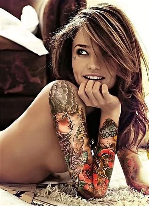sleeve tattoos for women ideas and designs for girls