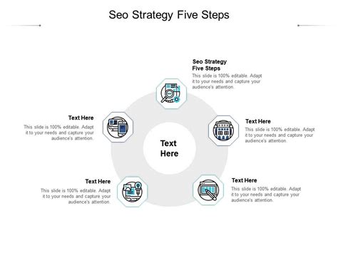 Seo Strategy Five Steps Ppt Powerpoint Presentation Summary Layout