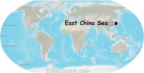 East China Sea Location On World Map