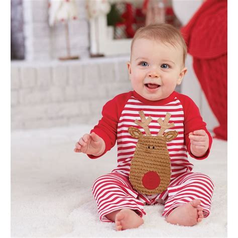 Mud Pie Reindeer One Piece Shop First Christmas Outfits For Baby At