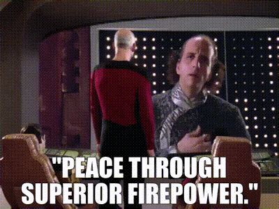 YARN Peace Through Superior Firepower Star Trek The Next Generation S E