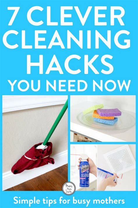 7 Clever Cleaning Hacks You Need For Your Home Cleaning Hacks House Cleaning Tips Cleaning