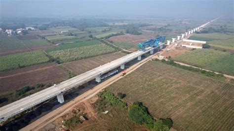 mumbai ahmedabad bullet train project work on high speed rail corridor in full swing all