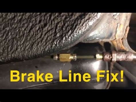 How do you fix a brake line? How To Fix Leaking Brake Line - YouTube