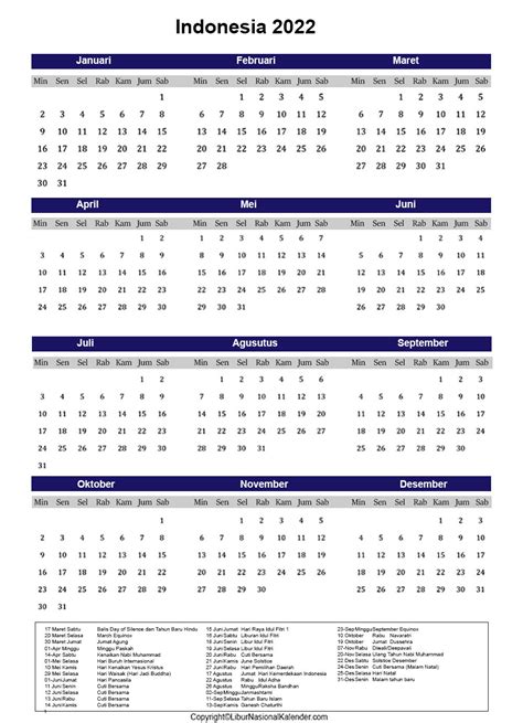 Download tahun 2020 saka 1941 seperti diketahui selain jawa, bali memiliki kalender khusus terutama umat hindu dalam mempersiapkan ucapan maupun kegiatan semuanya terdaftar lengkap di kalender bali. Hari Libur Nasional 2022, Kalender 2022 | Cuti Bersama ...