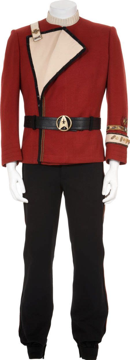 Star Trek Film Series Starfleet Officers Uniform With Jacket And Shirt Worn By William Shatner