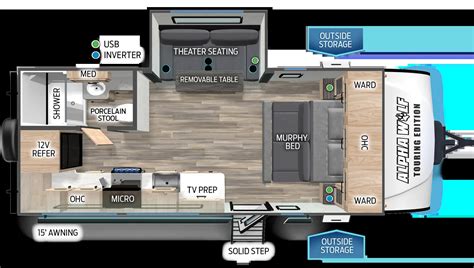 Alpha Wolf Touring Edition Floorplans Forest River Rv