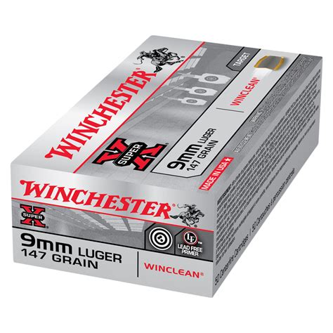 Winchester Winchester Winclean 9mm 147gr Beb