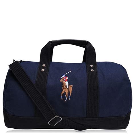 Polo Ralph Lauren Unisexs Canvas Duffel Bag Dufflebags Flannels
