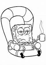 Spongebob Bob Sponge Coloring Episodes Coloring2print sketch template