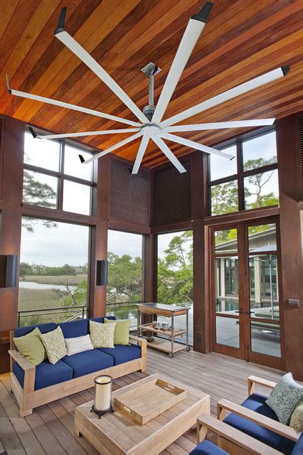 Isis Ceiling Fan Contemporary Sunroom Louisville By Big Ass Fans
