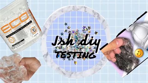 Testing Jsh Diy Water Slime Youtube