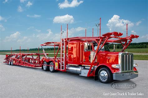 2020 Viper Red Peterbilt 389 And Cottrell Cx 09lsfa