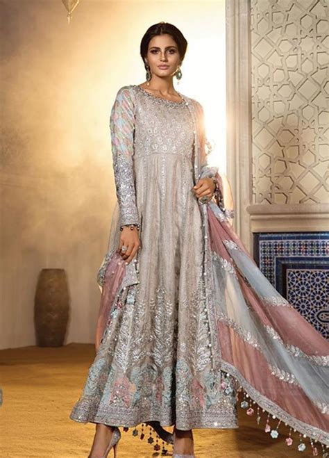 Maria B Embroidered Zari Net Unstitched 3 Piece Suit Mb19we 1805